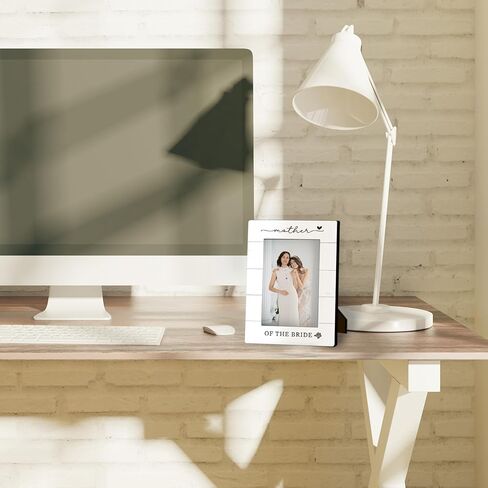 Mother of The Bride Wedding 4x6 Picture Frame, Wedding Day Photo Frame for Brides Mum, Gifts from Bride, Thank You Mom Gift from Daughter Photo Frames for Home Room Desk Shelf Decor in Saudi Arabia