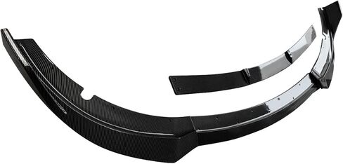 CHIESMA for Charger Front Lip Fit for Dodge Charger SRT Hellcat Scat Widebody 2020-2023,Front Splitter Bumper 4pcs ABS Painted Carbon Fiber Chin Extension Accessories in Kuwait