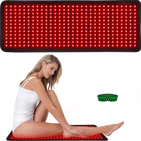 Infrared Red Light Therapy Device for Shoulder Back Hands Muscle Pain Relief Home Use 660nm 850nm Near Infrared Light Heating Therapy Wrap Pad Red Light Therapy Gift for Women Men in Kuwait