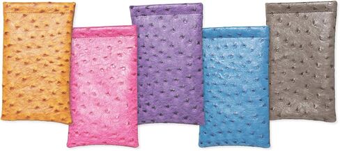 5 Pack Spring Top Eyeglass Case For Men & Women, Squeeze Top Case, Assortments in Saudi Arabia