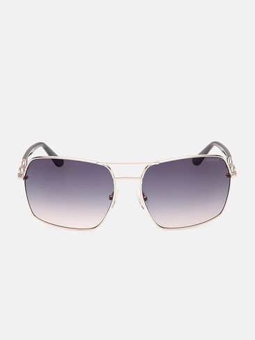 نظارات شمسية من GUESS بإطار معدني مربع in Kuwait