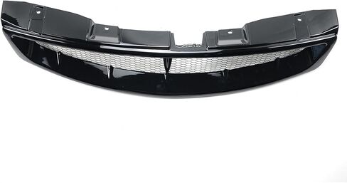 Front Bumper Grille Grill Compatible with For Infiniti G35 2DR Coupe 2003-2007 JDM Sport Style Front Hood Mesh Grille (Glossy Black) in Kuwait