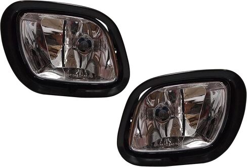 QSC أجزاء الشاحنة مجموعة كاملة من الكروم الوفير شبكة مصابيح الضباب لـ Freightliner Cascadia 08-17 in Kuwait