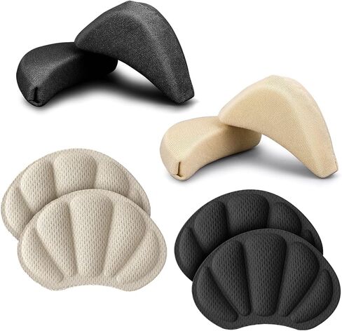 8 Pcs Shoe Filler & Heel Pad Set for Too Big Shoes Inserts to Make Shoes Smaller Shoe Filler Heel Cushion Toe Inserts for LooseShoes for Men Women Heels Sneaker Pain Relief Comfort in Kuwait