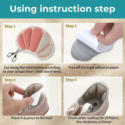 8 Pcs Shoe Filler & Heel Pad Set for Too Big Shoes Inserts to Make Shoes Smaller Shoe Filler Heel Cushion Toe Inserts for LooseShoes for Men Women Heels Sneaker Pain Relief Comfort in Kuwait