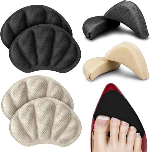 8 Pcs Shoe Filler & Heel Pad Set for Too Big Shoes Inserts to Make Shoes Smaller Shoe Filler Heel Cushion Toe Inserts for LooseShoes for Men Women Heels Sneaker Pain Relief Comfort in Kuwait
