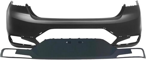 FitParts Compatible with Rear Bumper Covers Kit 2019-2020 Hyundai Elantra Eco GLS SE SEL W/O Park Assist Holes HY1100235 HY1195125, 86611F3500 86612F3500 in Kuwait