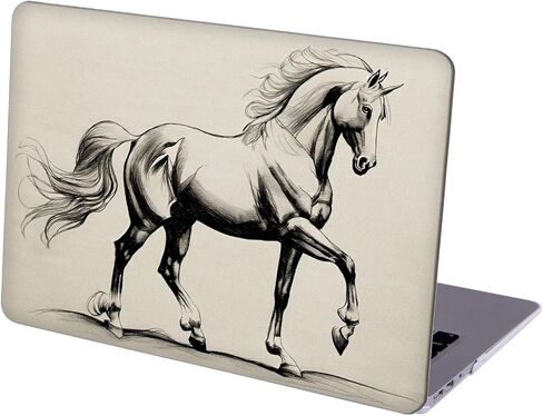 متوافق مع جهاز MacBook Air مقاس 15.3 بوصة، حافظة صلبة مع غطاء لوحة مفاتيح وواقي شاشة (A2941، M2 Chip / A3114، M3 Chip / A3241، M4 Chip، إصدار 2023-2025) - Horse MC23095 in Kuwait