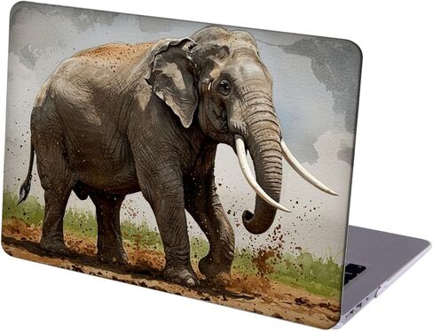 Compatible with MacBook Air 13.6-inch, Hard Shell Case with Keyboard Cover and Screen Protector (A2681, M2 chip / A3113, M3 chip / A3240, M4 chip, 2022-2025 Release) - Grizzly MC22466 in Saudi Arabia