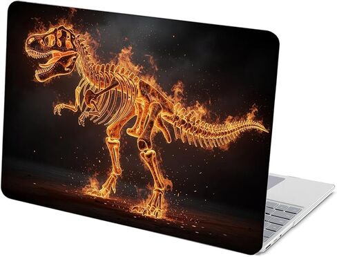متوافق مع Surface Laptop 5/4/3 مقاس 13.5 بوصة، حافظة صلبة مع غطاء لوحة مفاتيح وواقي شاشة (النماذج: 1951&1868، إصدار 2022 2021 2019) - Tiger Skeleton MC22145 in Kuwait