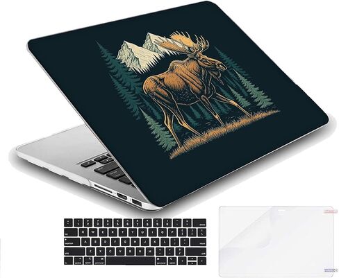Compatible with MacBook Pro 16-inch, Hard Shell Case with Keyboard Cover and Screen Protector (A2485, M1 / A2780 M2 / A2991 M3 / A3403 A3186 M4, 2021-2025 Release) - Moose MC23149 in Saudi Arabia