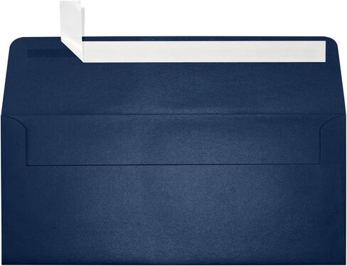 LUXPaper #10 Business Envelopes | Peel & Press | 4 1/8" x 9 1/2" | White Linen | 80lb. Text | 50 Qty in Saudi Arabia
