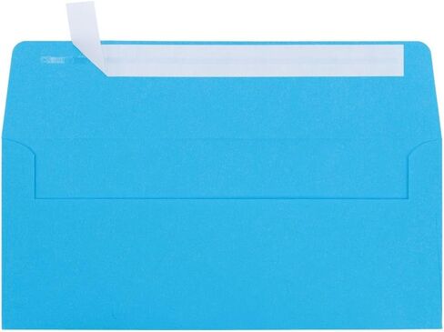 LUXPaper #10 Business Envelopes | Peel & Press | 4 1/8" x 9 1/2" | White Linen | 80lb. Text | 50 Qty in Saudi Arabia