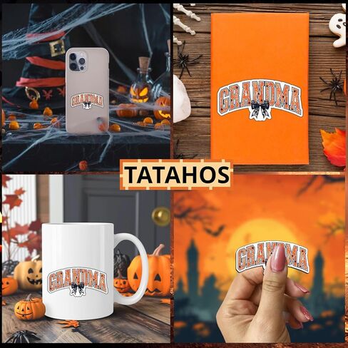 (3 قطع) ملصقات الجدة الهالوين على شكل شبكة العنكبوت القوس المضحك لهدايا الموسم المخيف الخريف الجمالي لمحبي الجدة ملصق مقاوم للماء من الفينيل لزجاجة المياه الممتصة للصدمات للسيارة والقبعة الصلبة للهاتف المحمول 3x1.5 in Kuwait