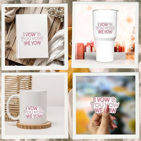 (3 قطع) ملصقات I Vow You Vow We Vow اقتباس مضحك ساخر الفكاهة هدايا ملهمة تحفيزية مقاومة للماء من الفينيل لزجاجة مياه Kindle ممتص الصدمات للسيارة وقبعة صلبة للهاتف المحمول 3x1.8 in Kuwait