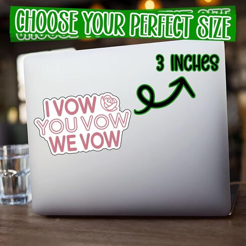 (3 قطع) ملصقات I Vow You Vow We Vow اقتباس مضحك ساخر الفكاهة هدايا ملهمة تحفيزية مقاومة للماء من الفينيل لزجاجة مياه Kindle ممتص الصدمات للسيارة وقبعة صلبة للهاتف المحمول 3x1.8 in Kuwait
