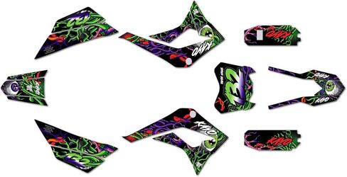 Graphics Kit for Kayo Pit Bike TD125 (2021-2023) CORE Series Orange 9 Mil - Easy Go - Dirt Pit Bike Motorcycle Stickers, Dirtbike Racing Automotive Decal Motocross Accessories no-Plastics in Saudi Arabia