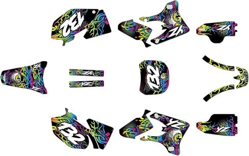 Graphics Kit for Yamaha YZ250F and YZ450F 2003-2005 CORE Series Blue-Shift 9 Mil - Easy Go - Dirt Pit Bike Motorcycle Sticker, Dirtbike Racing Decal no-Plastics in Saudi Arabia