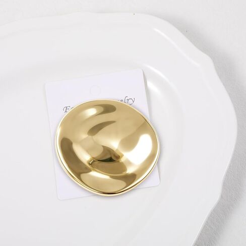 Gold Brooch Pin for Women Vintage Geometric Brooch Metal Irregular Round Gold Brooches for Women Men Lapel Pins for Clothes Dress Sweater Coat Wedding Party Birthday in Saudi Arabia