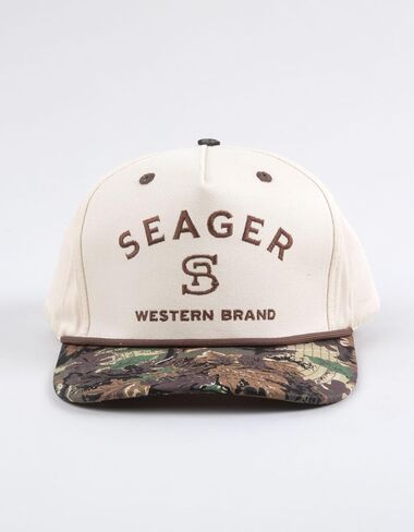 Cream/Camo Branded Snapback in Saudi Arabia