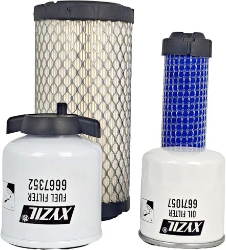 Maintenance Filter Kit Compatible With Bobcat 453 463 MT50 MT52 319 320 321 322 323 324 418 E14 E16 Air Fuel Water Separator Engine Oil Filter 6673753 6673752 6671057 6667352 Loader Excavator in Saudi Arabia