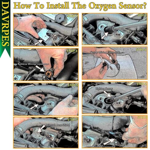 234-4493 Upstream Oxygen O2 Sensor Air Fuel Ratio for Ford Fiesta 1.6L L4 2011 2012 2013 2014 2015 2016 2017 2018 2019 Replace#AE8Z9F472A｜AE8Z9F472B in Saudi Arabia