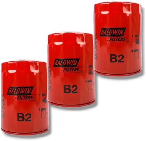 B2 Spin-On Oil Filter (Pack of 3) Replaces 1583132430, LF3313, AE28914, 132012, 5574382, P552290, P550008, A251025, 329060, 927787, 938143, 1739618. in Saudi Arabia