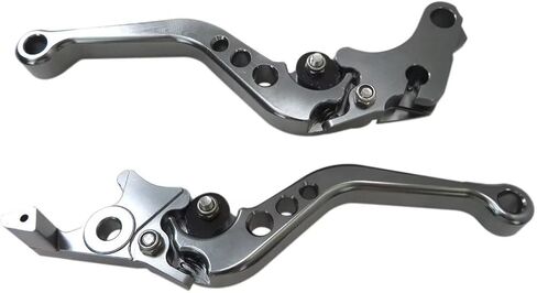 High Performance Titanium Gray CNC 6 Position Shorty Brake Clutch Lever for BMW G650GS 2008-2014 ; F650GS 2000-2007 in Saudi Arabia