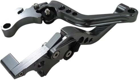 High Performance Titanium Gray CNC 6 Position Shorty Brake Clutch Lever for BMW G650GS 2008-2014 ; F650GS 2000-2007 in Saudi Arabia