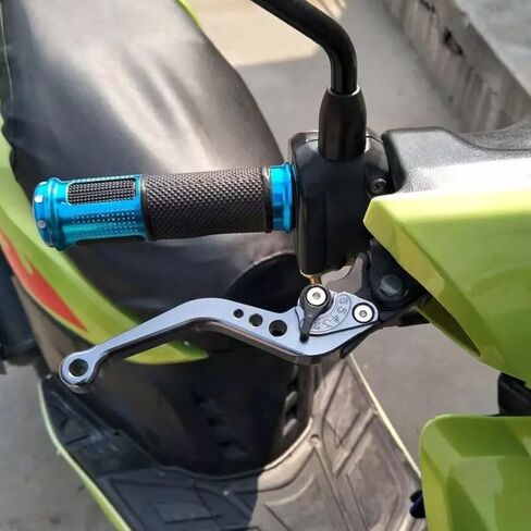 High Performance Titanium Gray CNC 6 Position Shorty Brake Clutch Lever for BMW G650GS 2008-2014 ; F650GS 2000-2007 in Saudi Arabia