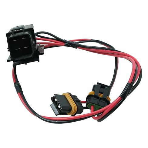Engine Cooling Fan Motor Wiring Harness Compatible with Chrysler 300 Compatible with Dodge Charger Compatible with Challenger 2009-2023 Replace# 68050137AB 68050137AA in Kuwait