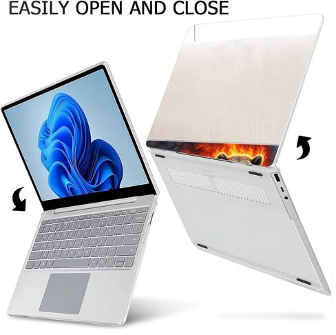 Compatible with Surface Laptop 5/4/3 13.5 inch, Hard Shell Case with Keyboard Cover and Screen Protector (Models:1951&1868, 2022 2021 2019 Release) - Grizzly MC22447 in Saudi Arabia