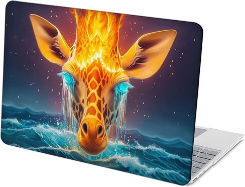 Compatible with Surface Laptop Go 2/1 12.4 inch, Hard Shell Case with Keyboard Cover and Screen Protector (Models:2013&1943, 2022 2020 Release) - Giraffes MC22443 in Saudi Arabia