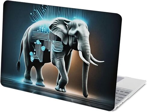 Compatible with Surface Laptop Go 2/1 12.4 inch, Hard Shell Case with Keyboard Cover and Screen Protector (Models:2013&1943, 2022 2020 Release) - Elephants MC23204 in Saudi Arabia