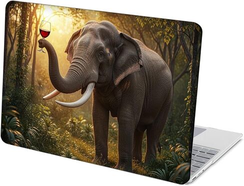Compatible with Surface Laptop Go 2/1 12.4 inch, Hard Shell Case with Keyboard Cover and Screen Protector (Models:2013&1943, 2022 2020 Release) - Elephants MC23204 in Saudi Arabia