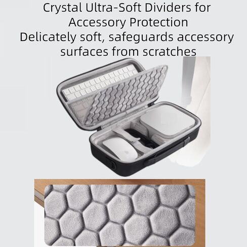 Storage Case for Mac mini M4,Fit for Magic Keyboard,Mouse and Trackpad All-in-One Protective Box in Saudi Arabia