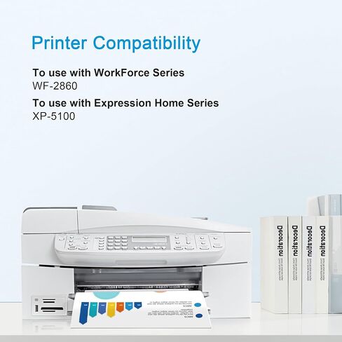 Wiseta 202XL Ink Cartridges Remanufactured Replacement for Epson 202 XL 202XL T202XL High Yield to Use with Workforce WF-2860 Expression XP-5100 Printer (2Black, Cyan, Magenta, Yellow 5 Pack) in Kuwait