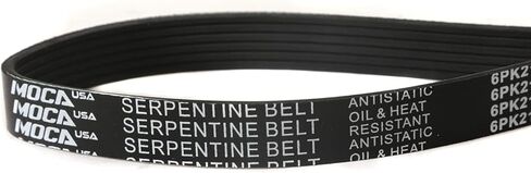Serpentine Belt 6PK2125 Compatible with Chevrolet, for Hyundai, for Kia, for Mercedes-Benz - Camaro Santa Fe Sonata Sorento Optima E400 GLC43 in Kuwait