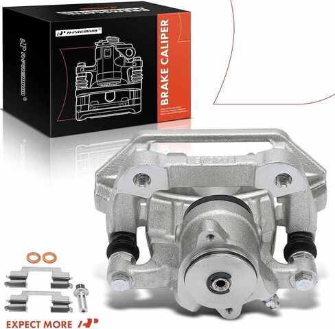 A-Premium Disc Brake Caliper Assembly with Bracket Compatible with Select Volvo Models - S60 2011-2018, S80 2007-2016, V60 2015-2018, V70 2008-2010, XC60 2010-2017, XC70 2008-2016 - Rear Passenger in Saudi Arabia