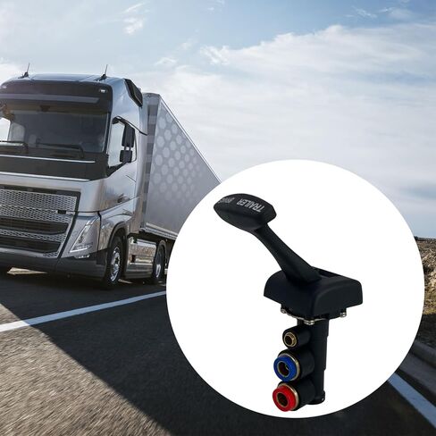 استبدال صمام التحكم في فرامل المقطورة للخدمة الشاقة 26503-1 GTD-26503-1 متوافق مع تطوير Freightliner GT، تكوين ثلاثي الاتجاهات، 2 من منافذ الدفع 3/8 بوصة، 1 من 1/4 بوصة دفع للداخل in Kuwait