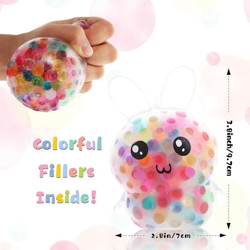4 حزمة ألعاب كرات الإجهاد في عيد الفصح من الفصح للبالغين ، كرات تململ التخلص من الإجهاد للاسترخاء ، تفضل الحفلات عيد الفصح الهدايا ، حشوات سلة عيد الفصح in Kuwait