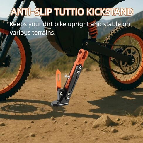 Adjustable Kickstand for Tutti Soleil01, Dirt Bike Side Support Stand Kickstand, Non-Slip, E-Bike Accessories Replacement Parts for Tutti Soleil01 in Kuwait
