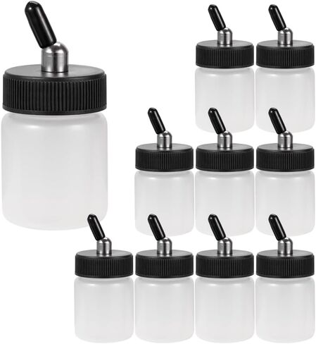 OPHIR 22CC Single-Action Airbrush Plastic Bottles Professional Paint Cup Model Air Tool Box of 10 in Saudi Arabia