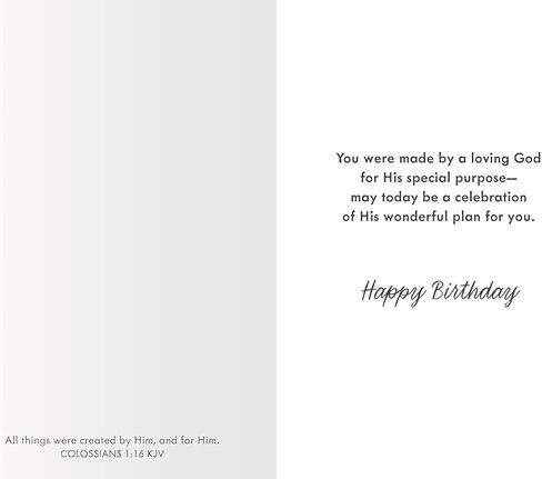 DaySpring - For Someone Special - Birthday – King James Version – 4 Design Assortment with Scripture – 12 Boxed Birthday Cards & Envelopes (J9175) in Saudi Arabia