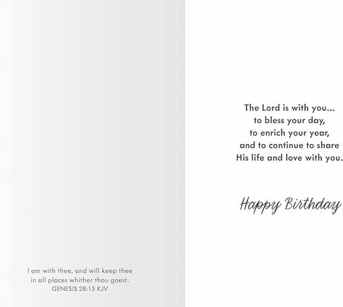 DaySpring - For Someone Special - Birthday – King James Version – 4 Design Assortment with Scripture – 12 Boxed Birthday Cards & Envelopes (J9175) in Saudi Arabia