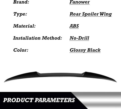 Rear Spoiler Wing Compatible with 2021 2022 2023 2024 for Kia K5 Sedan EX/GT/GT-Line/LXS 2021 2022 2023 for Kia K5 Sedan LX Gloss Black Rear Trunk Spoiler in Kuwait