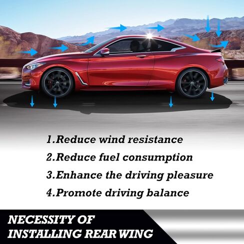 Rear Spoiler Wing Compatible with 2021 2022 2023 2024 for Kia K5 Sedan EX/GT/GT-Line/LXS 2021 2022 2023 for Kia K5 Sedan LX Gloss Black Rear Trunk Spoiler in Kuwait