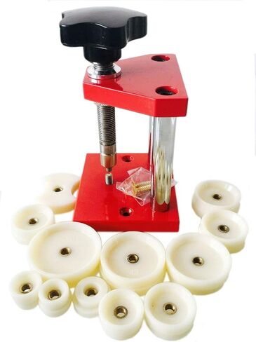 OTOOLWORLD High Quality Watch case presser watch Screw press tool with 12 diels in Saudi Arabia