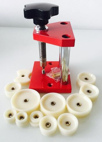 OTOOLWORLD High Quality Watch case presser watch Screw press tool with 12 diels in Saudi Arabia