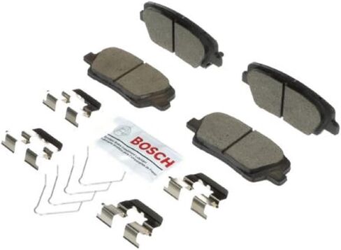 مجموعة وسادات فرامل قرص السيراميك الفاخرة من BOSCH BC1916 - متوافقة مع سيارات مختارة Hyundai Santa Fe وSanta Fe Sport وSanta Fe XL؛ مؤخرة in Saudi Arabia
